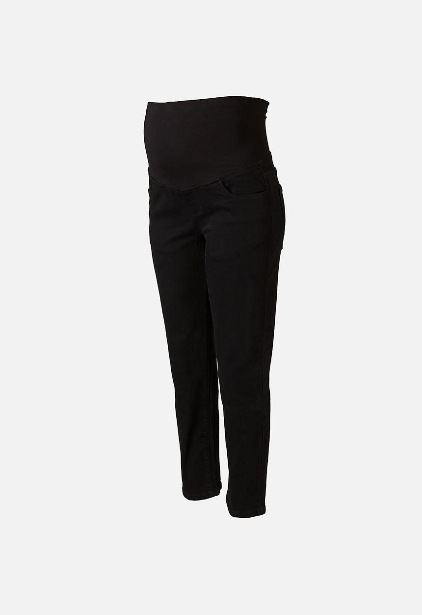 Cotton On - Maternity stretch mom jean over belly - black