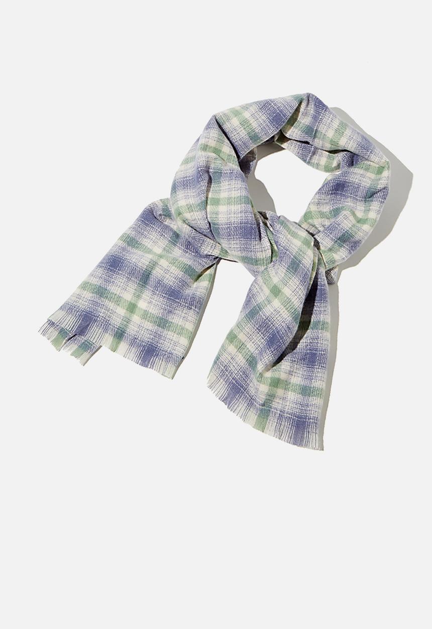 Rubi - Millie mid weight scarf - navy jamie check