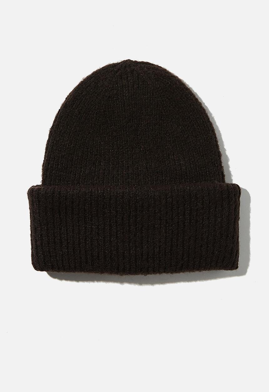 Rubi - Racquel ribbed beanie - black
