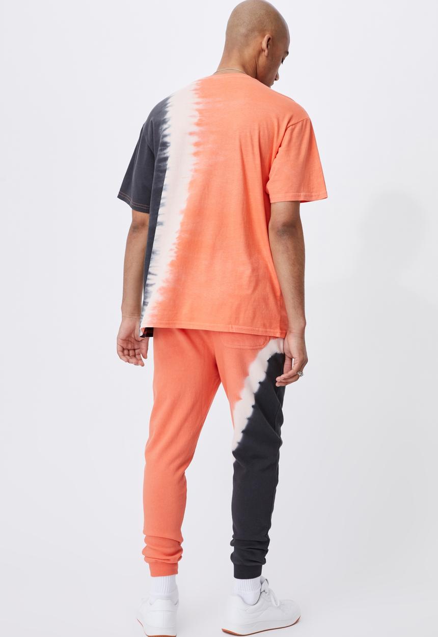 Cotton On - Festival T-shirt - orange dip dye