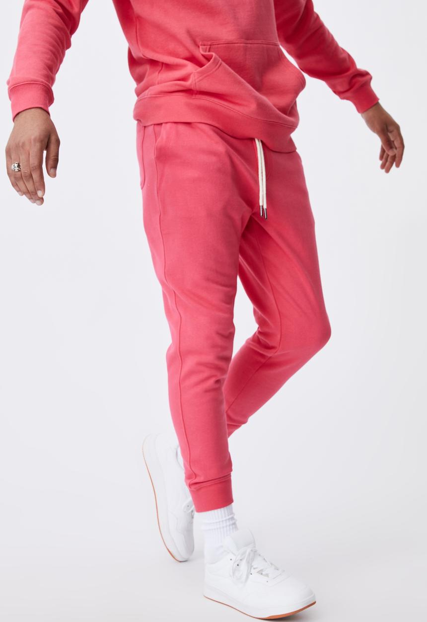 Cotton On - Trippy slim trackie - punk pink