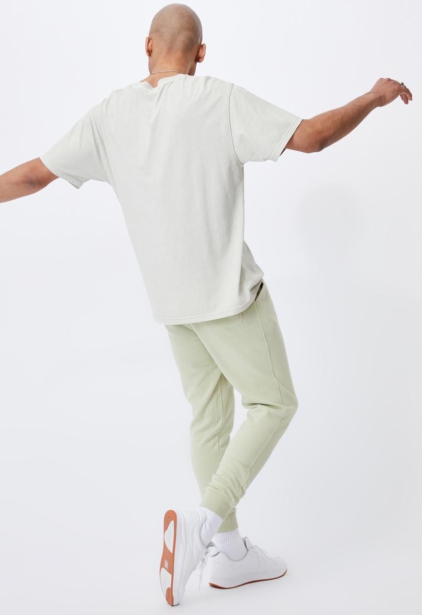 Cotton On - Trippy slim trackie - pastel green