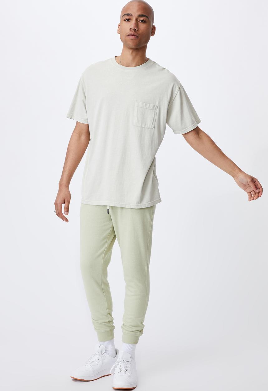 Cotton On - Trippy slim trackie - pastel green