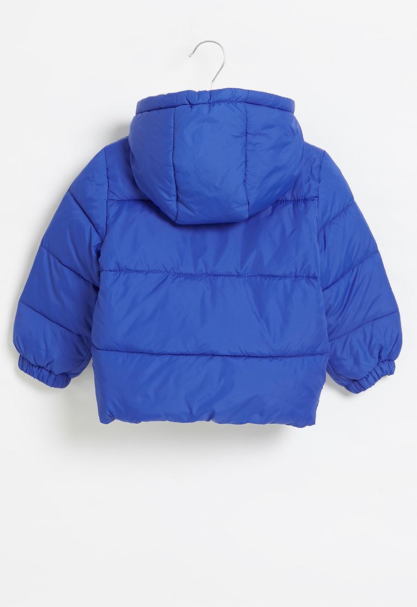 Pop Candy - Boys hooded puffer - cobalt