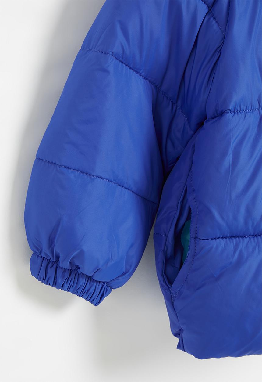 Pop Candy - Boys hooded puffer - cobalt