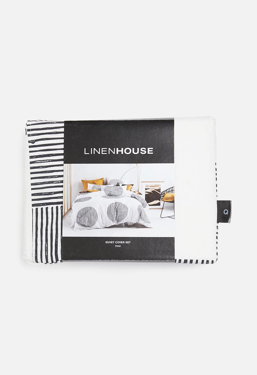 Linen House - Pani duvet cover set - black