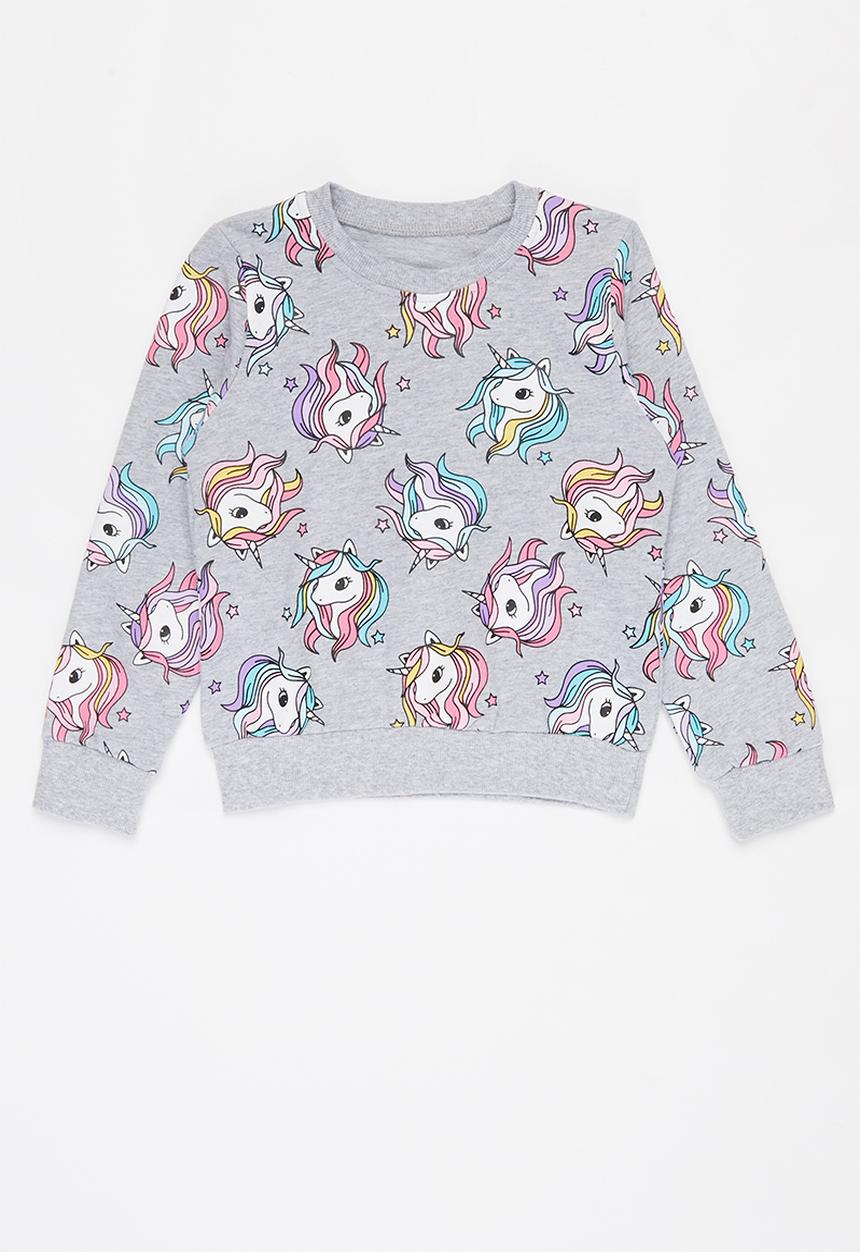 Pop Candy - Girls unicorn crewneck - multi
