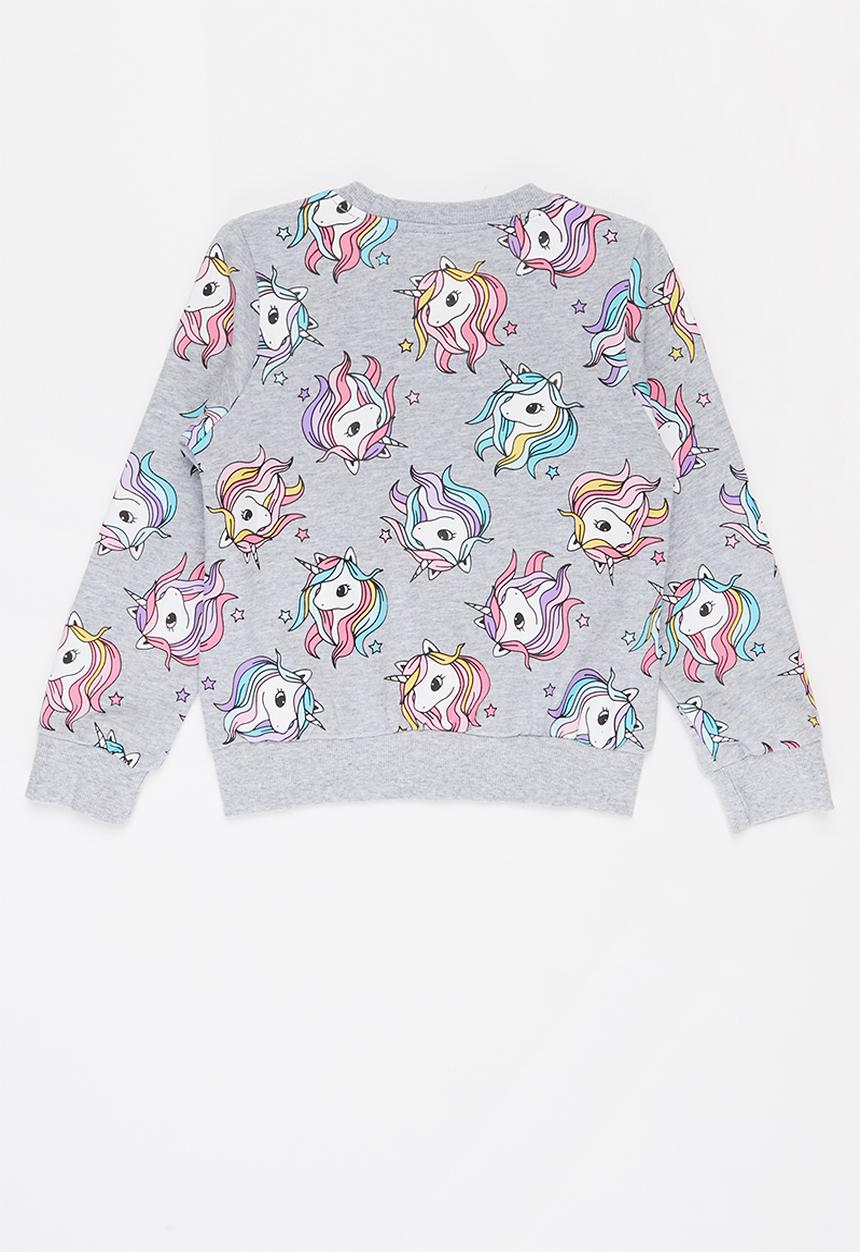 Pop Candy - Girls unicorn crewneck - multi