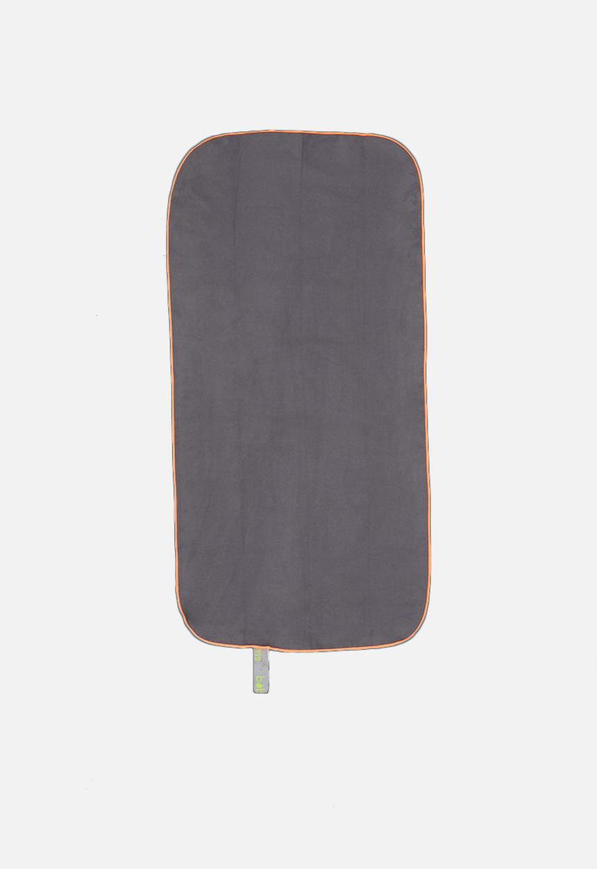 Bobums - Single gym towel - gunmetal & coral