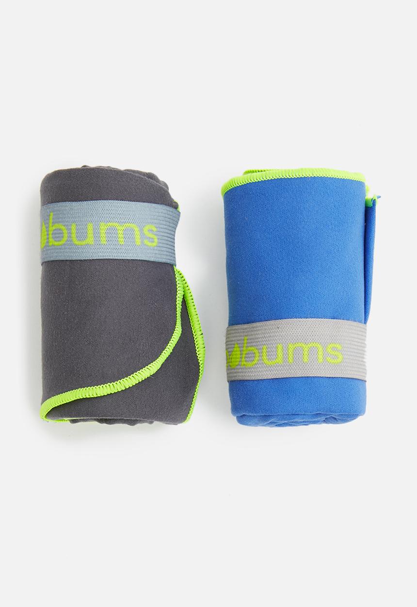 Bobums - Gym towel set of 2 with zip - Multi