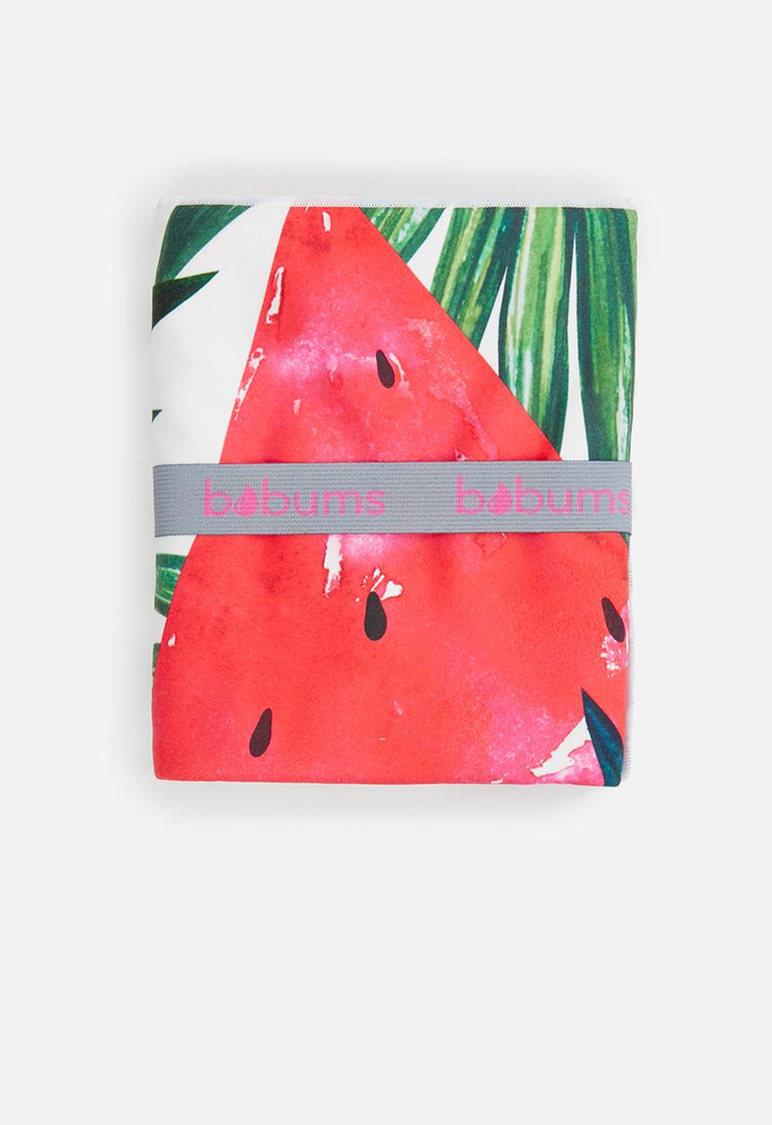 Bobums - Microfibre XL towel - rainbow melon