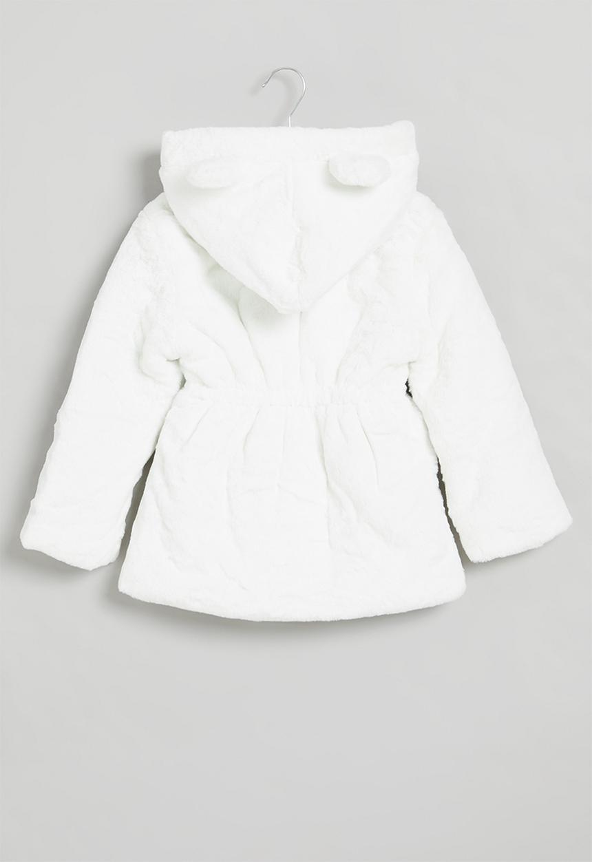 Pop Candy - Girls teddy coat - milk