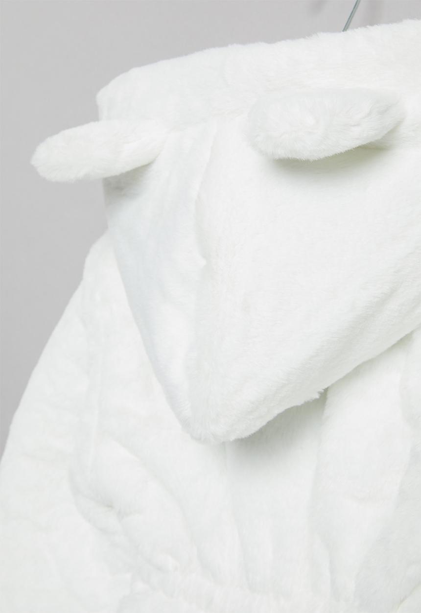 Pop Candy - Girls teddy coat - milk