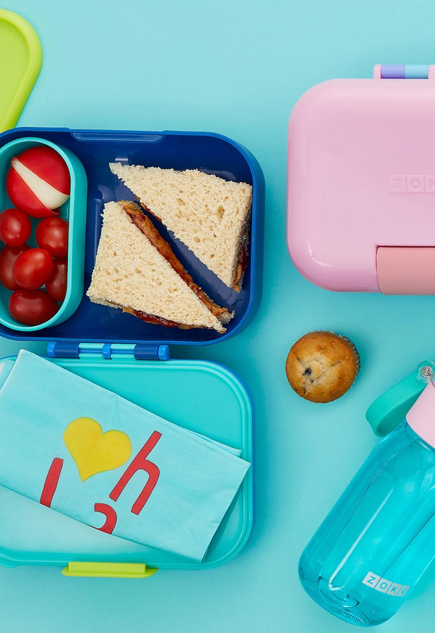 Zoku - Kids flip gulp bottle - teal