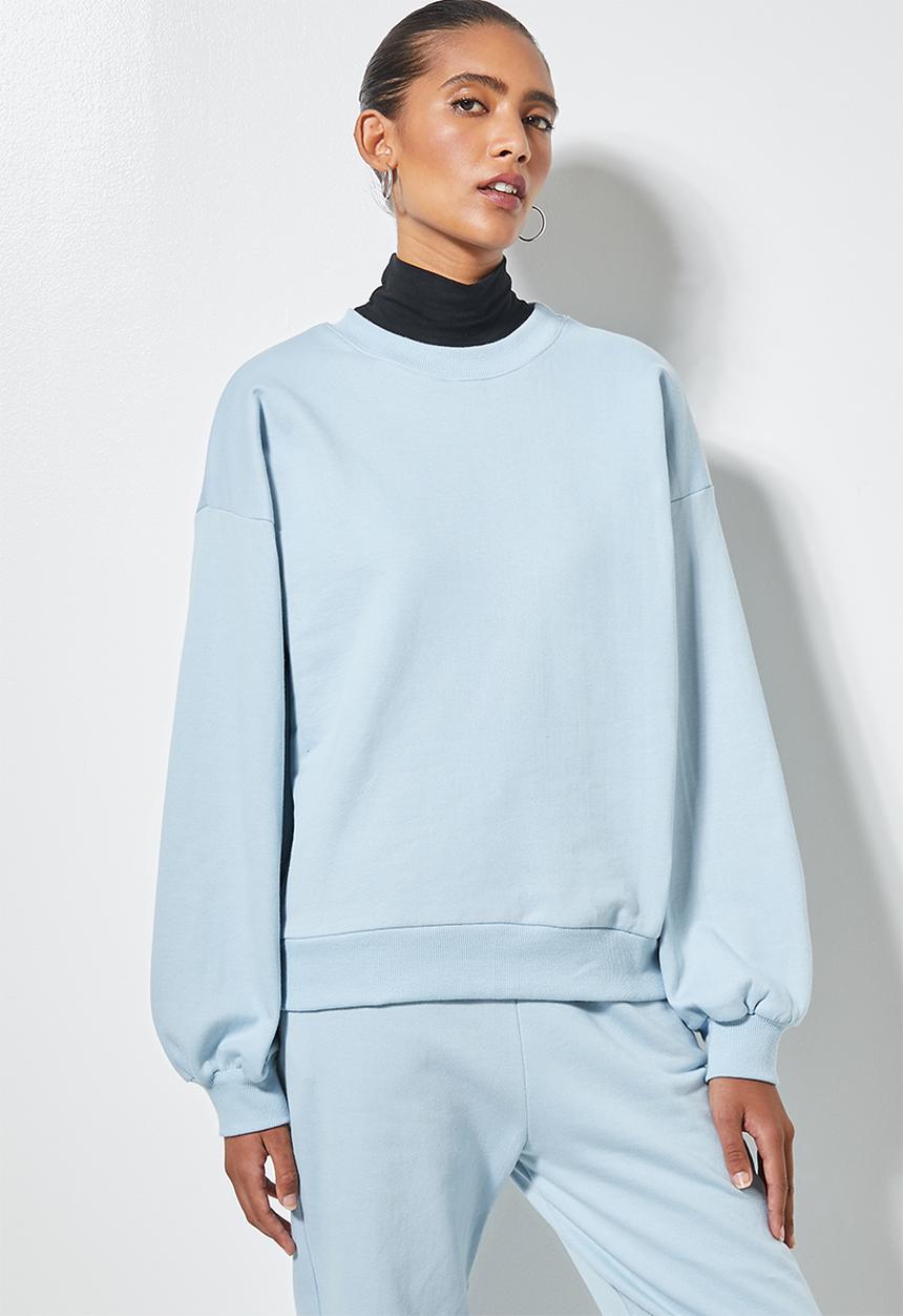 Superbalist - Balloon sleeve sweat - blue 