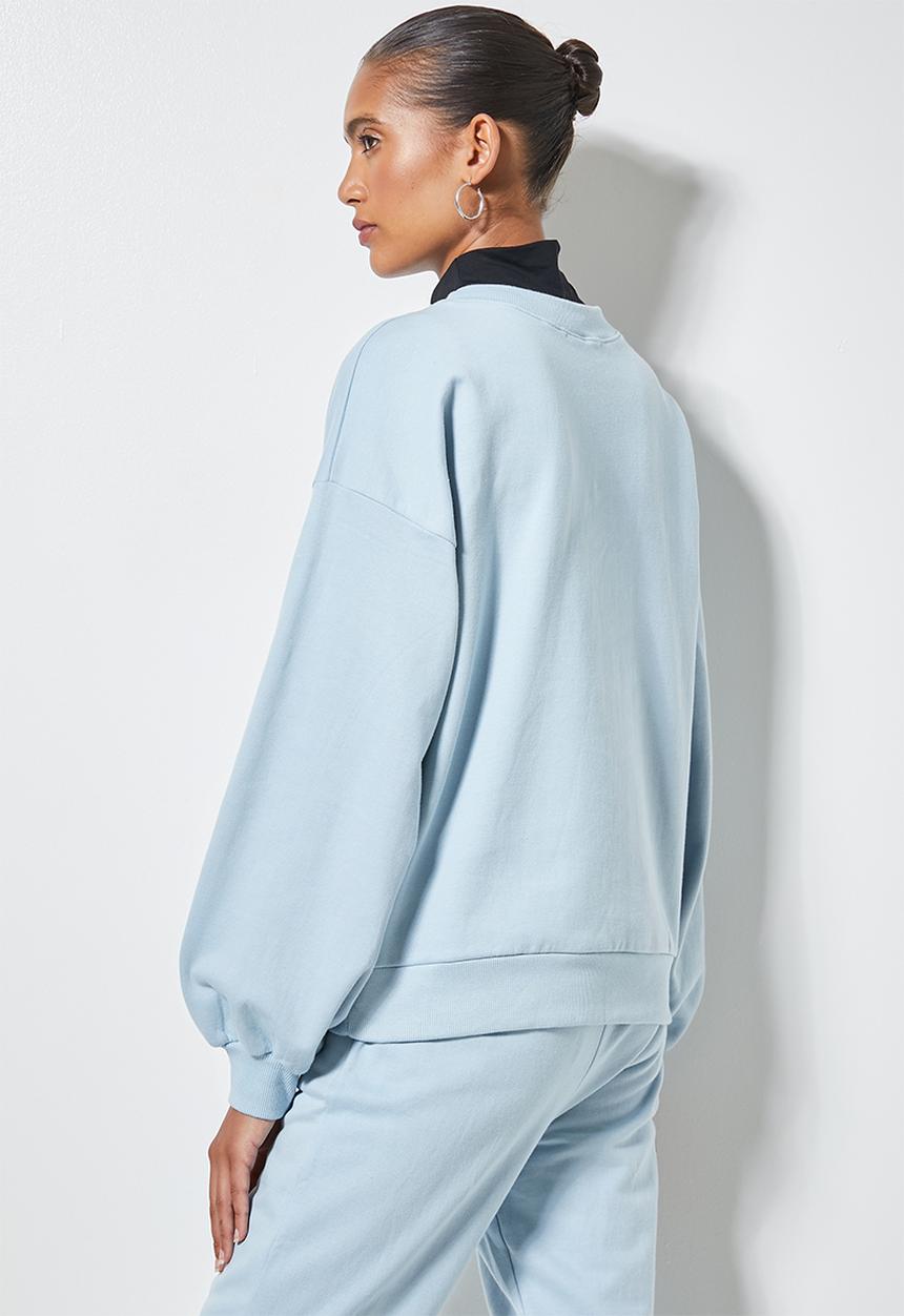 Superbalist - Balloon sleeve sweat - blue 