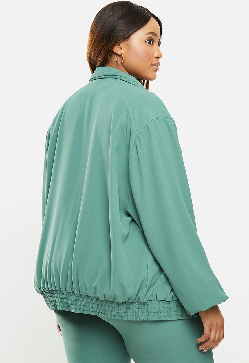 POLO - Plus amelia woven tracksuit jacket - teal