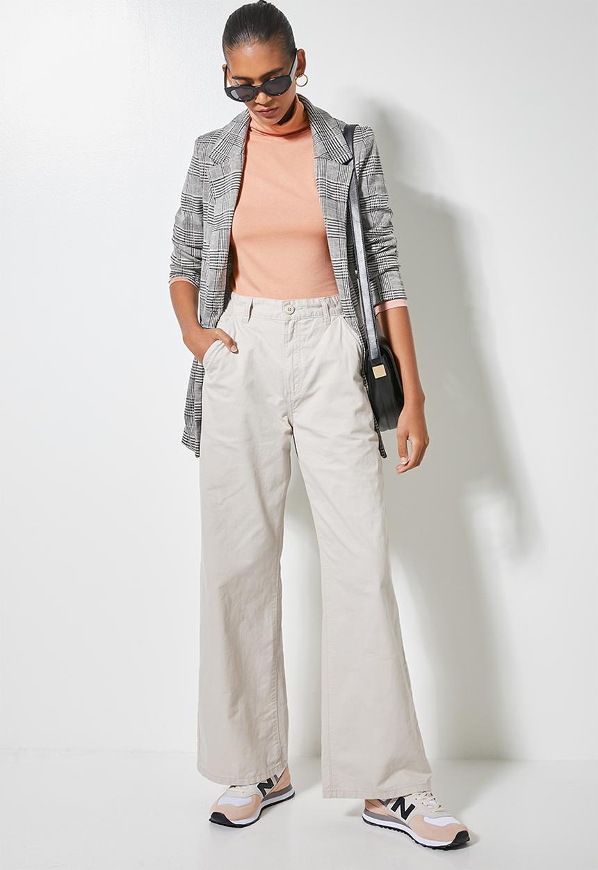 Superbalist - Viscose poloneck - peach