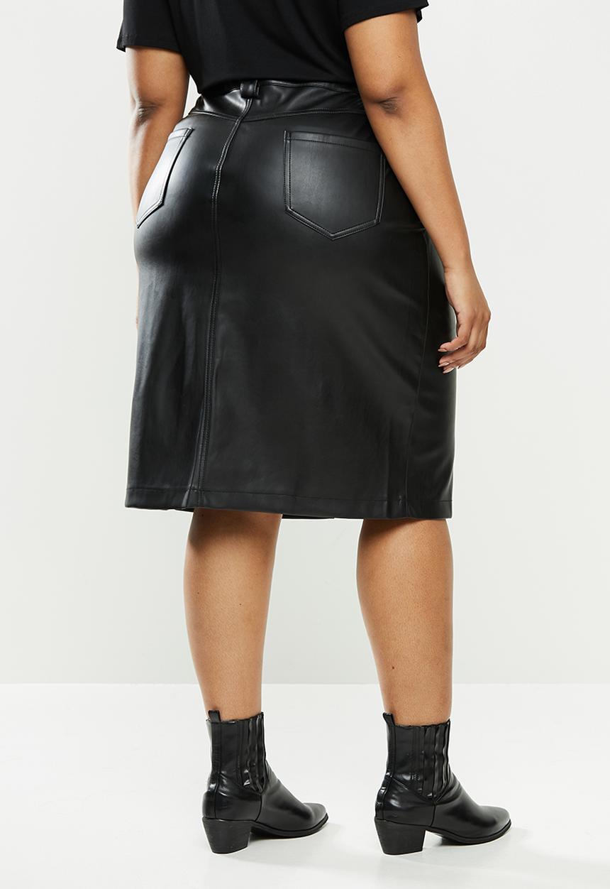 Violeta by Mango - Plus Skirt twin - black