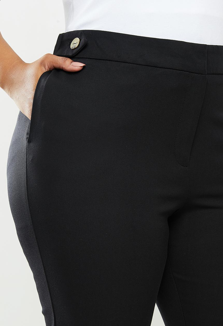 Violeta by Mango - Plus Trousers jose - black