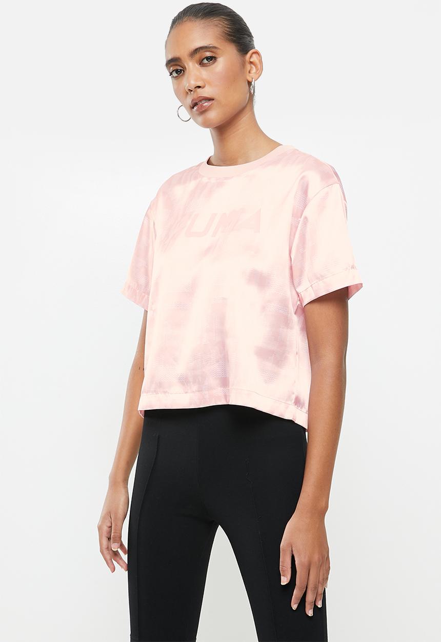 PUMA - Puma x Nomzamo Cropped Tee - pink 