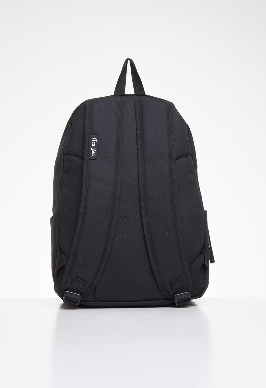 Aca Joe - Mens aca joe printed backpack - black