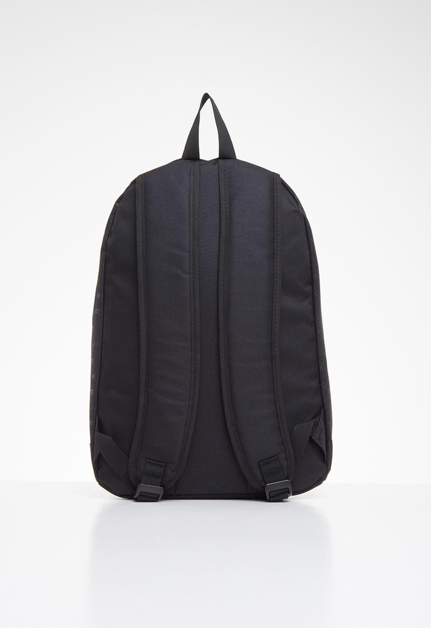 Aca Joe - Mens aca joe printed backpack - black