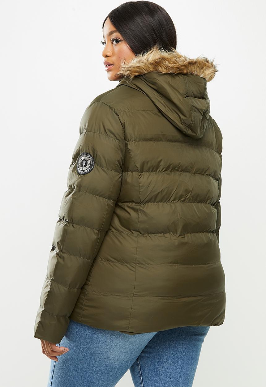 Brave Soul - Plus wizard jacket - khaki