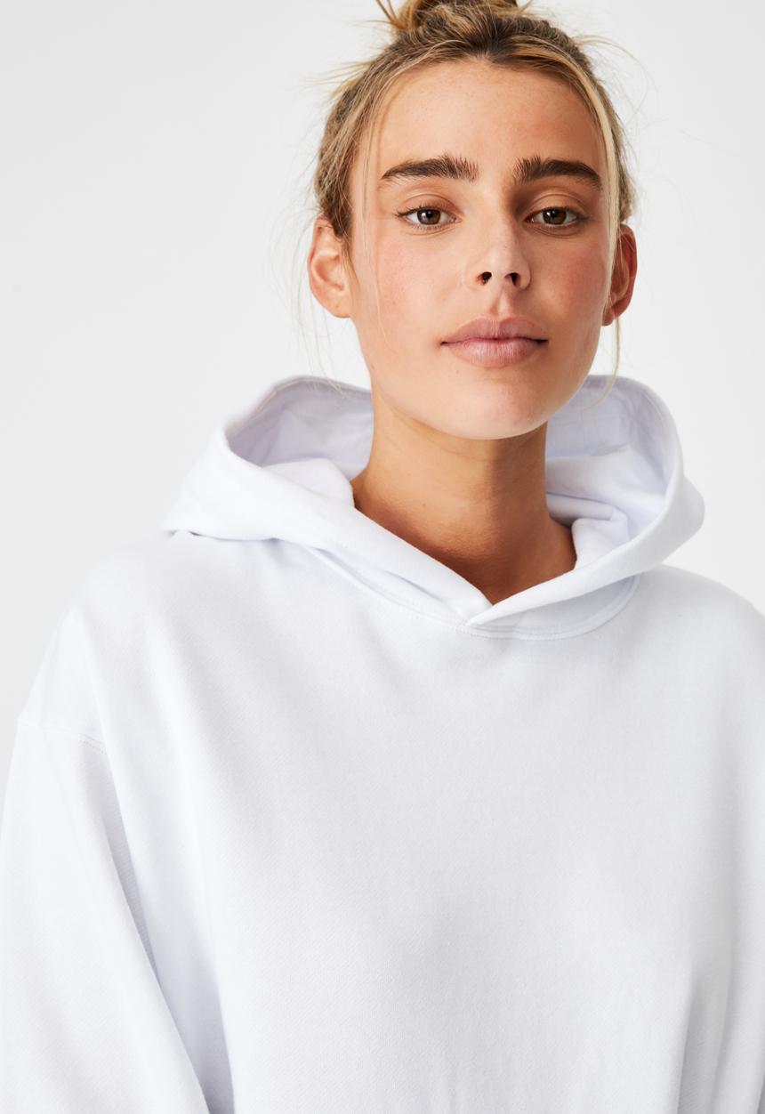 Cotton On - Classic hoodie - white