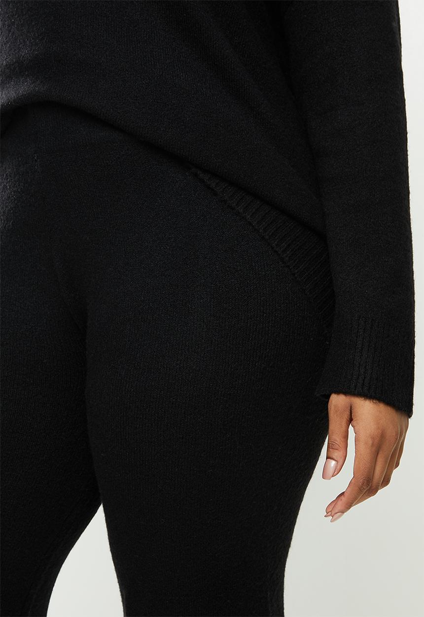 Brave Soul - Plus Poldarka top & pants - black