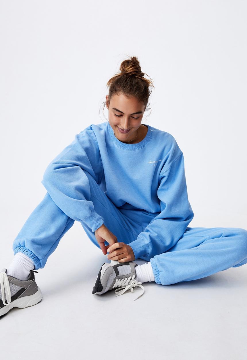 Cotton On - Classic track pants - blue