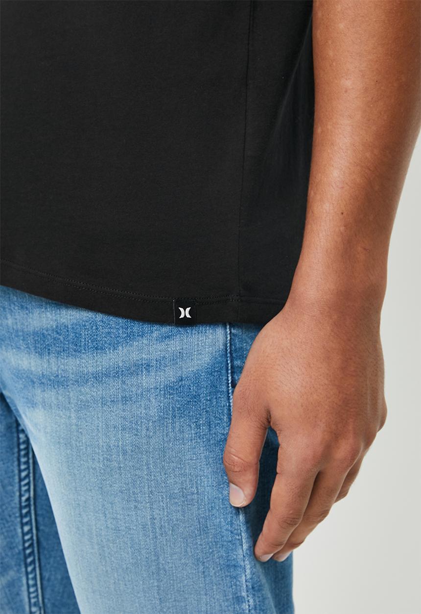 Hurley - Oao solid prem short sleeve - black