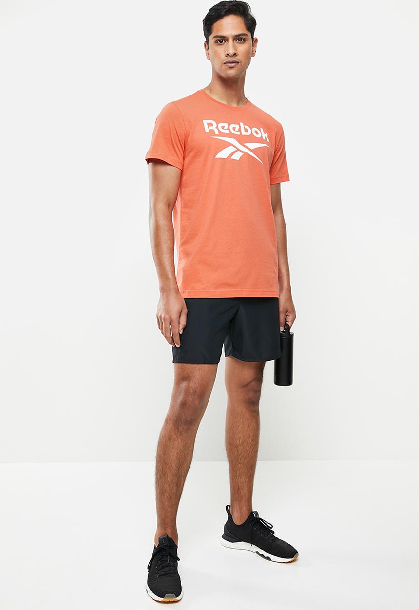 Reebok - Gs reebok stacked tee - orange 