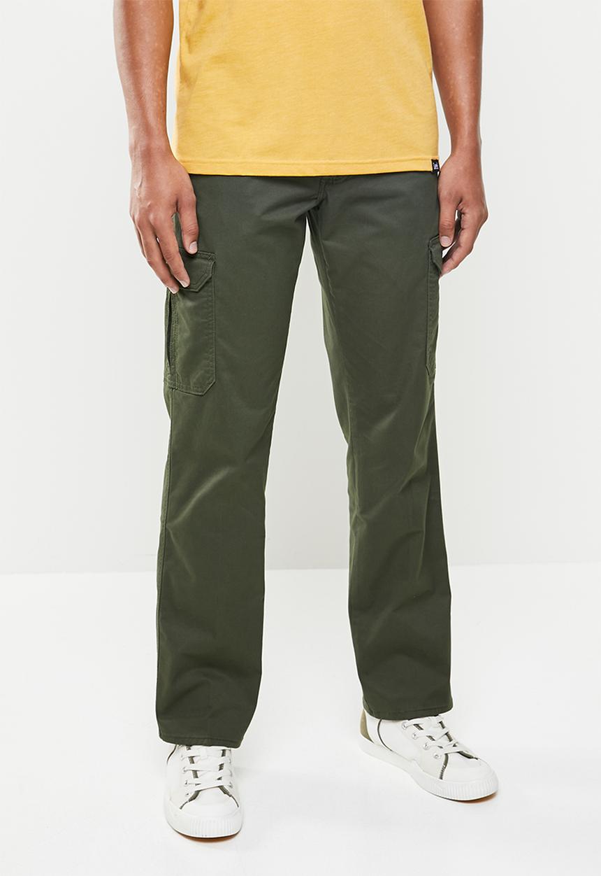Lee  - Frontier extreme comfort cargo pants - olive