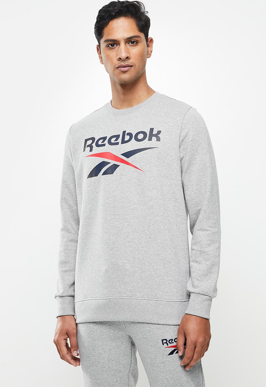 Reebok - Te ft bl crew sweatshirts - medium grey heather