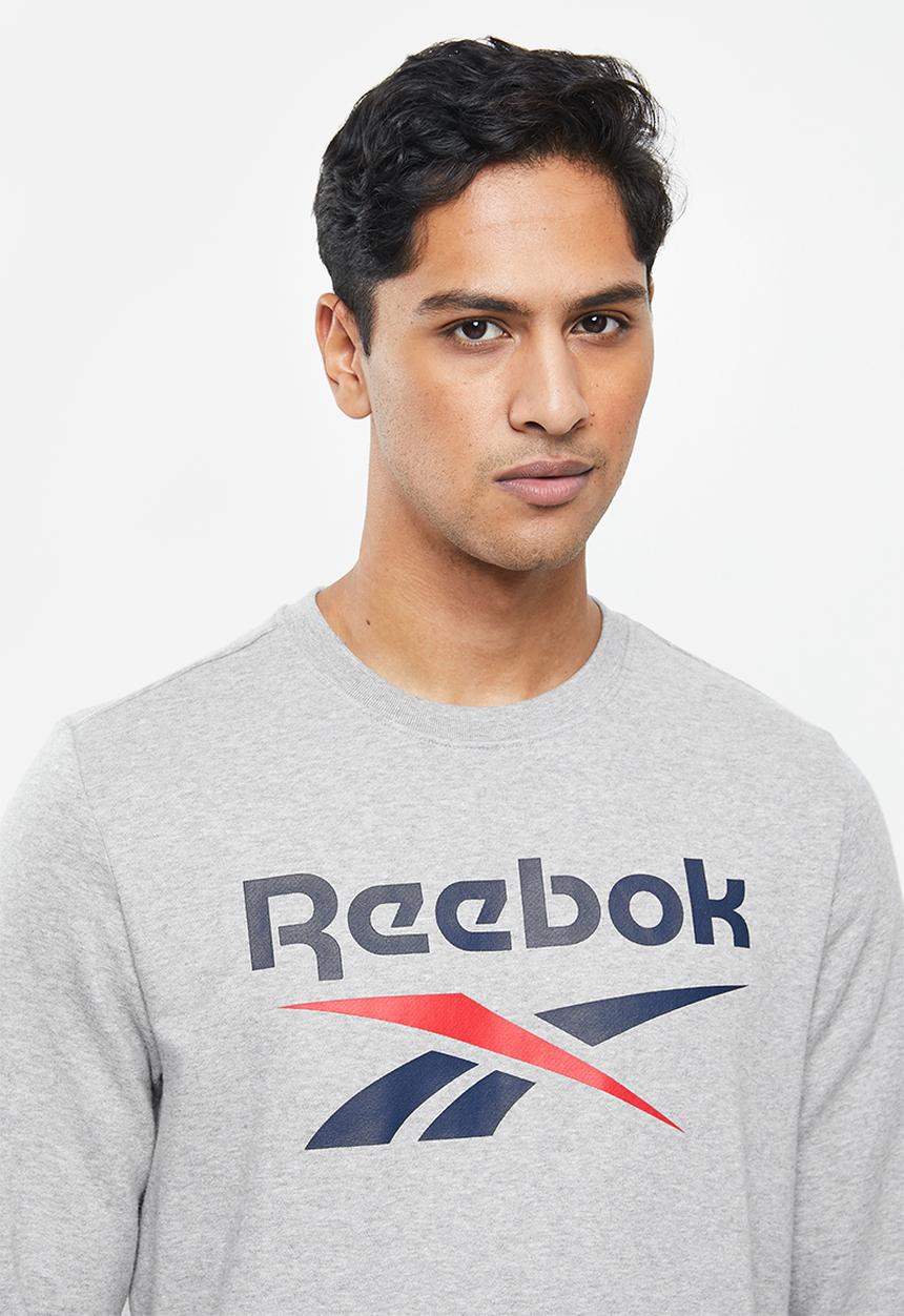 Reebok - Te ft bl crew sweatshirts - medium grey heather