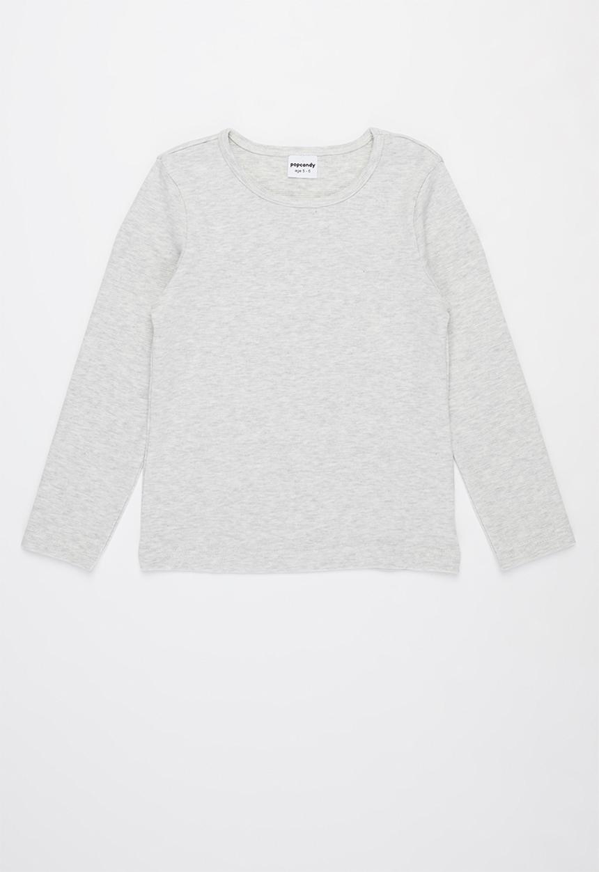 Pop Candy - Younger girls long sleeve tee - grey