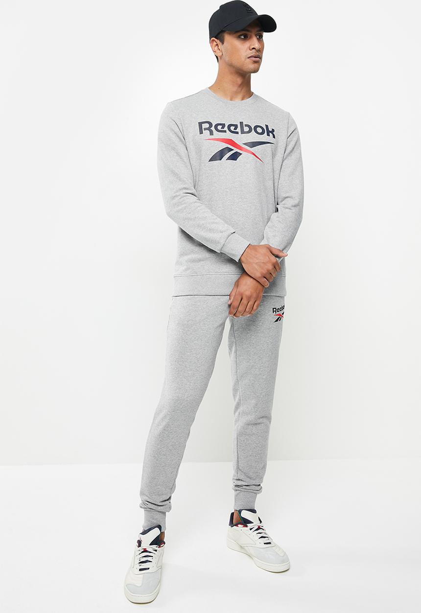 Reebok - Te ft bl crew sweatshirts - medium grey heather