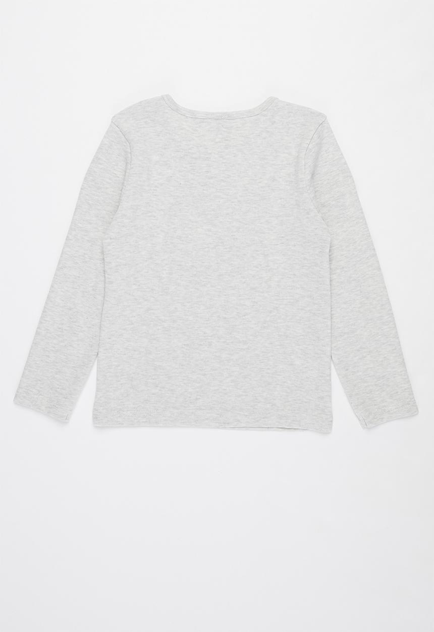 Pop Candy - Younger girls long sleeve tee - grey