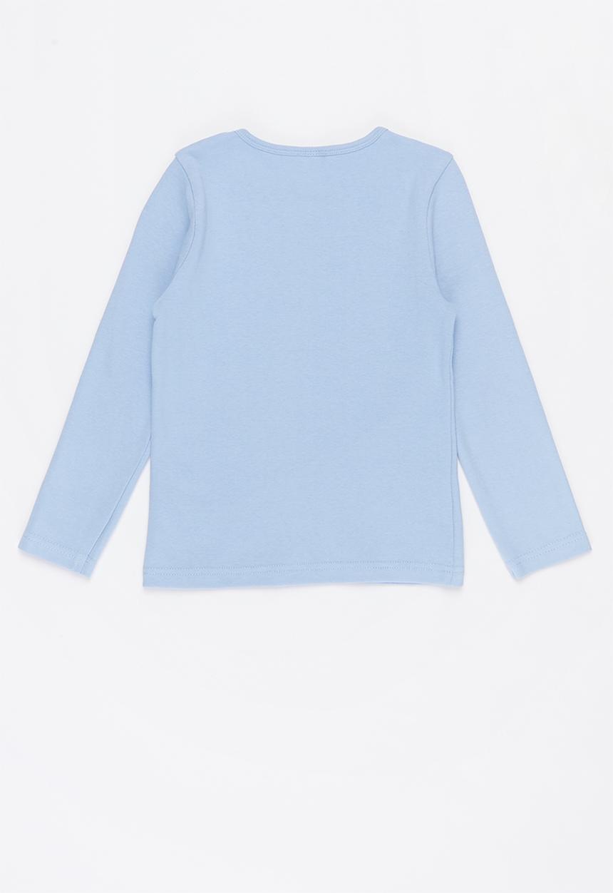 Pop Candy - Younger girls long sleeve tee - blue