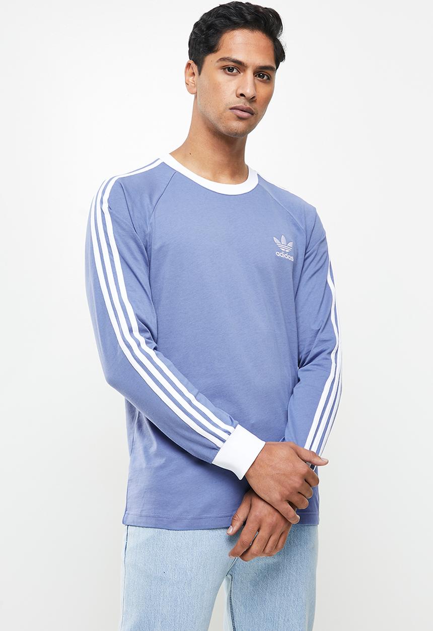 adidas Originals - 3-stripes long sleeve t-shirt - blue 