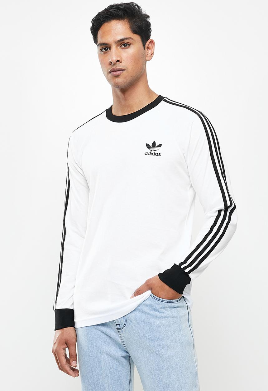 adidas Originals - 3-stripes long sleeve t-shirt - white