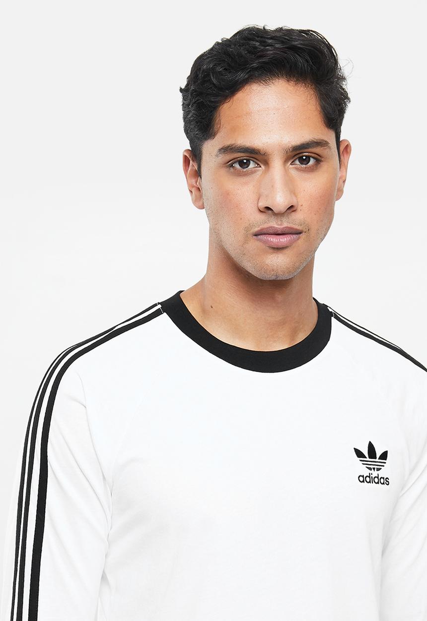 adidas Originals - 3-stripes long sleeve t-shirt - white