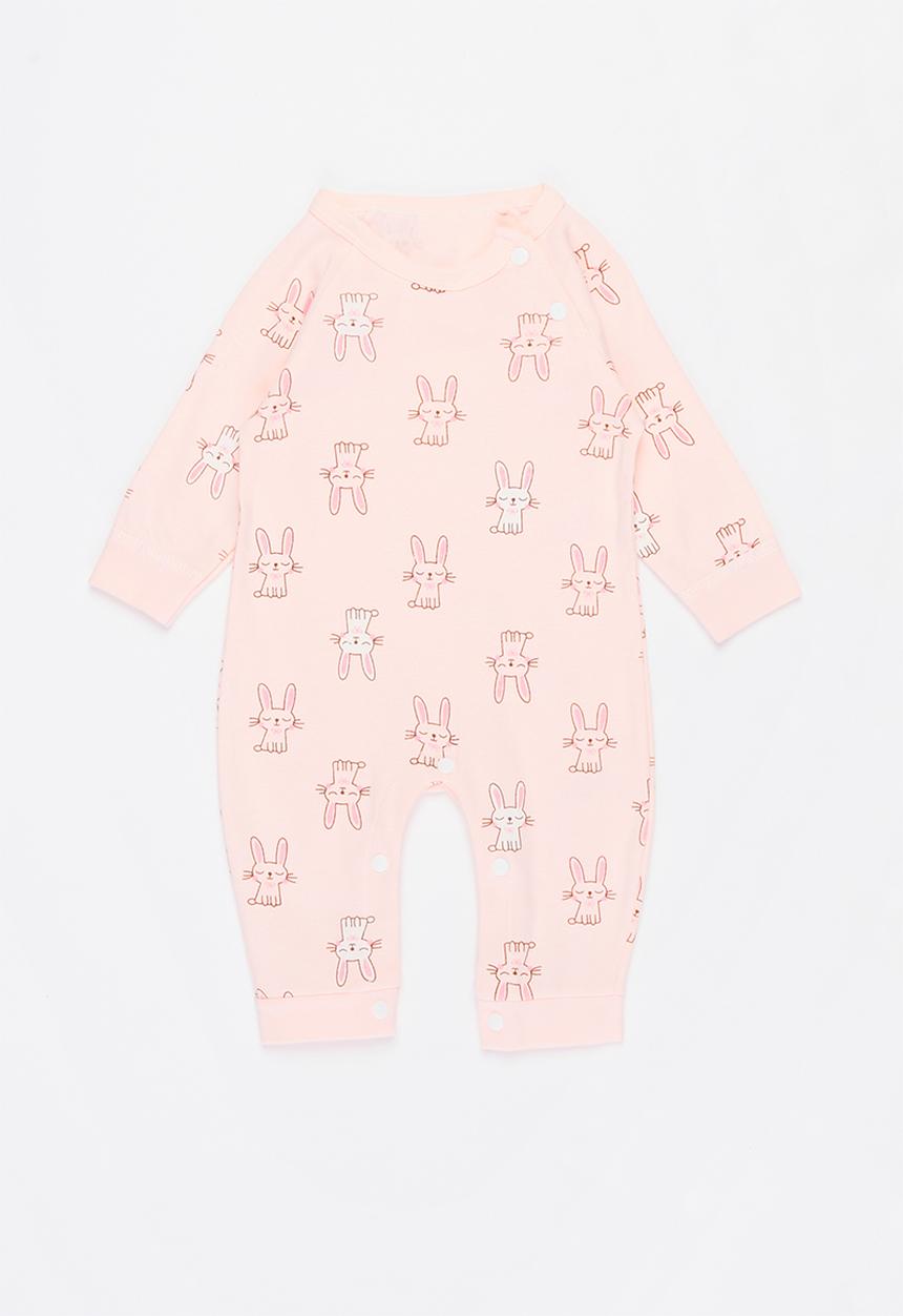 Pop Candy - Baby girls printed romper - light pink