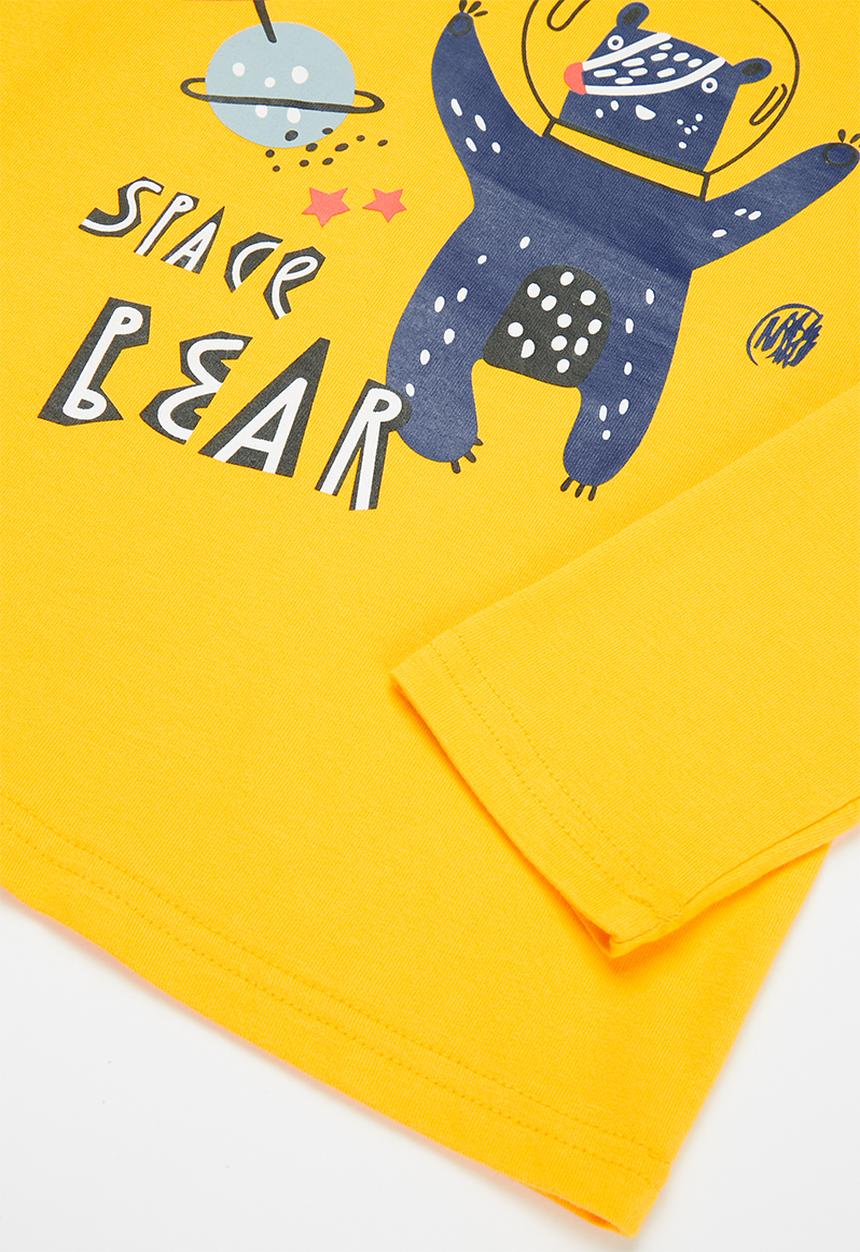 Pop Candy - Long leeve printed tee - yellow