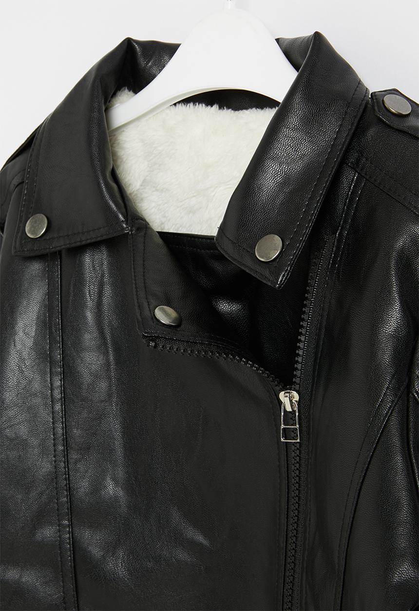 Rebel Republic - Boys biker jacket - black