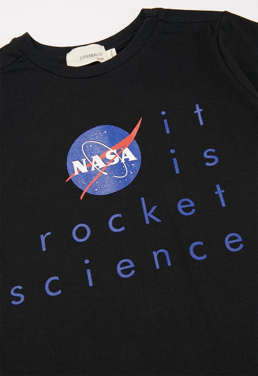 Superbalist Kids - Nasa younger boys tee - black