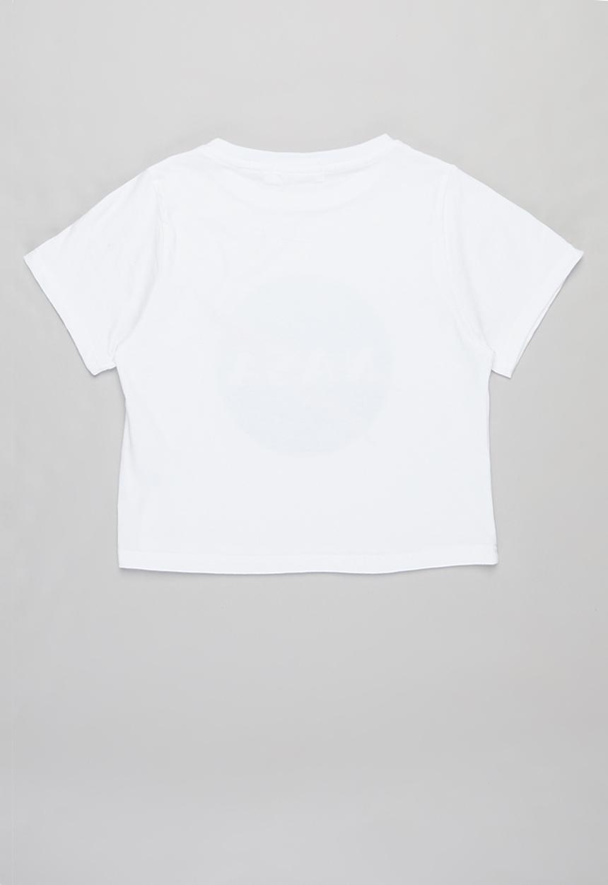 Superbalist - Nasa girls printed crop top - white