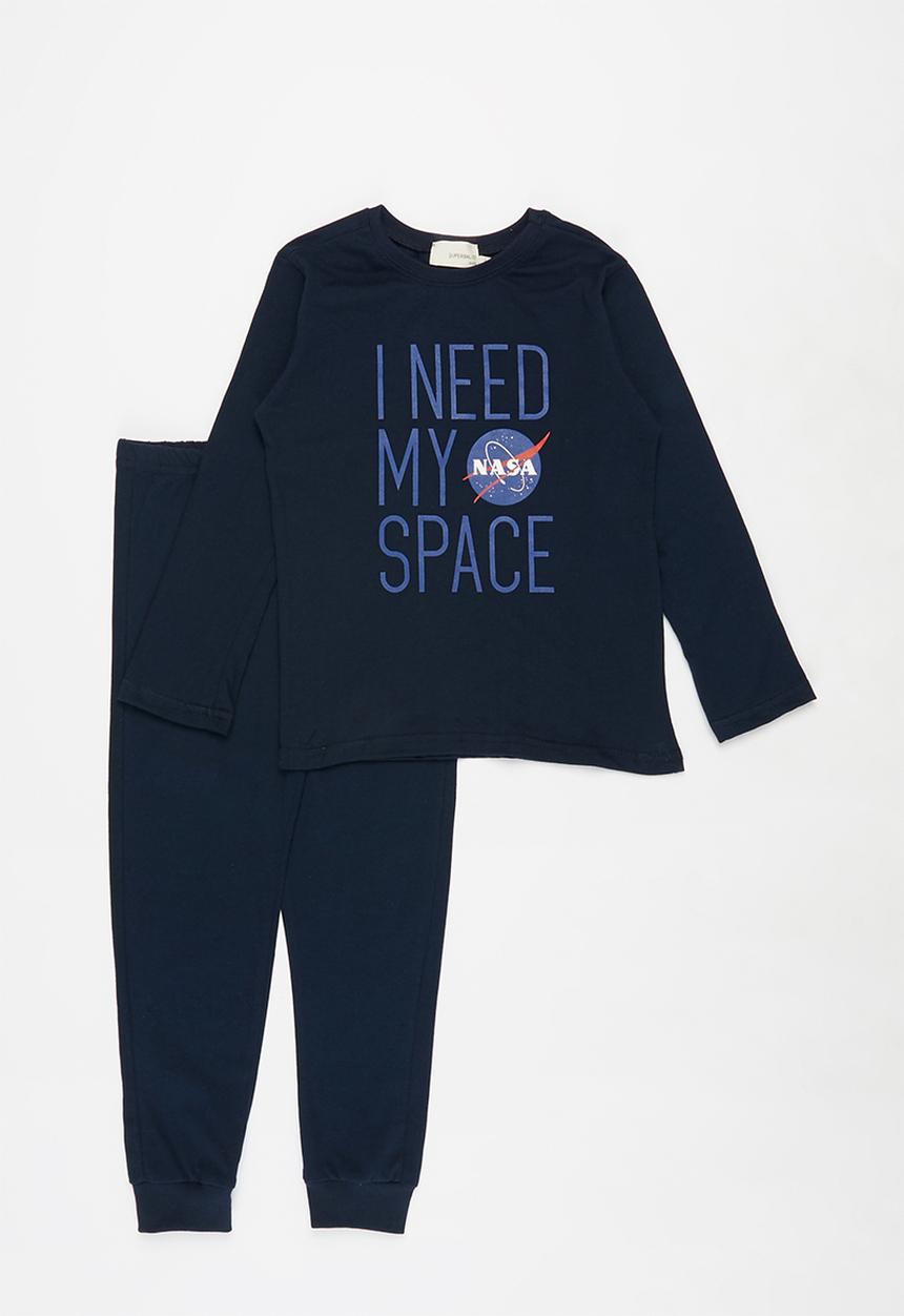 Superbalist Kids - Nasa top & pants pj - navy