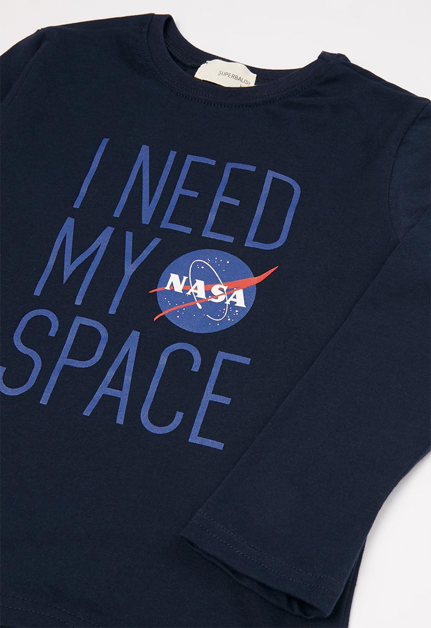 Superbalist Kids - Nasa top & pants pj - navy